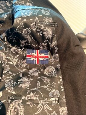 Soul of London Black Floral Lined Blazer